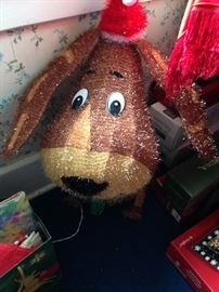 Lighted dachshund from Cracker Barrel