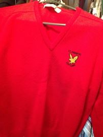 Men's wool and cashmere sweaters. This one from St. Andrew's Golf Course in Scotland