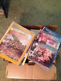 Civil War Times, 1960s-70s, hundreds of issues, many in binders 