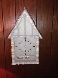 Cool home made cottage clock