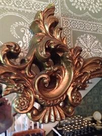 Crest of foyer mirror