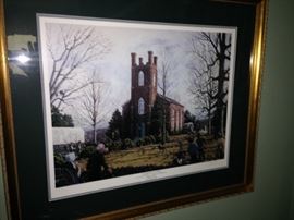 Journey's End, Ashwood (Columbia), Maury County, Tennessee Confederate Memorial print, built by Leonidas Polk 