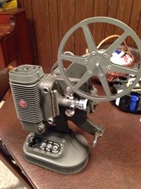Vintage movie projector, I love the sculptural elements of this beauty...with box