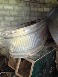 Old horse water trough, maybe two?
