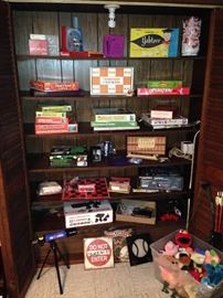 Games, puzzles, cards, toys