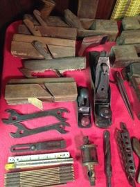 tools from the chest, Stanley, some home made planes