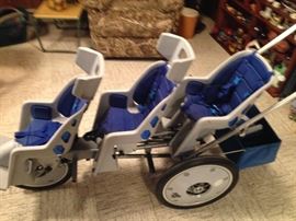 Triple Run About stroller