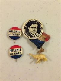 Wendell Willkie buttons