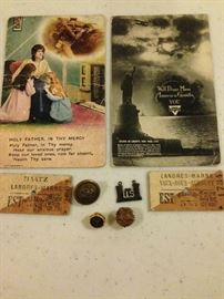 Souvenirs from a World War 1 One doughboy WWI
