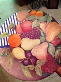 Gien France, high end French modern porcelain charger/cake plate