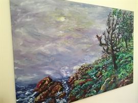 Large, original artwork by artist Jeff Whyman.