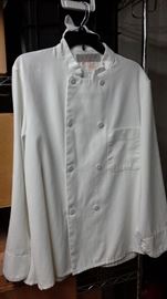 2 White chef coats