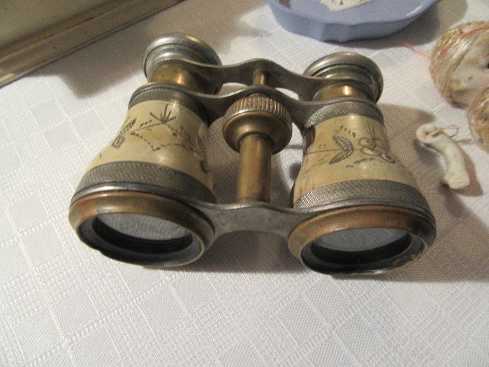 antique Cevalier Binoculars Opera Glasses