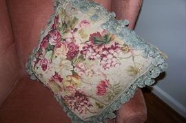 Needlepoint pillow