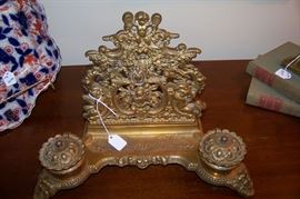 Brass letter holder