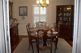 View of the dining room