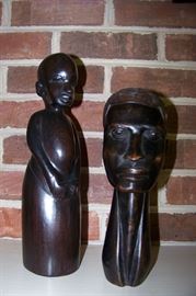 Ebony figures from Africa