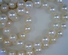 Add a pearl necklace