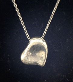 Sterling heart pendant - Tiffany and Co