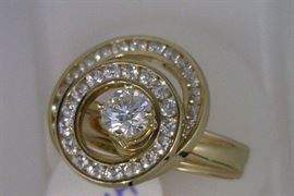 Fashion ring, CZ stones