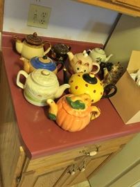 Fun teapot collection