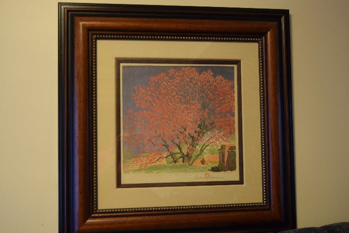 "Cottonwood in Tassel" by Gustave Bauman. Accepting bids starting at $5,000.