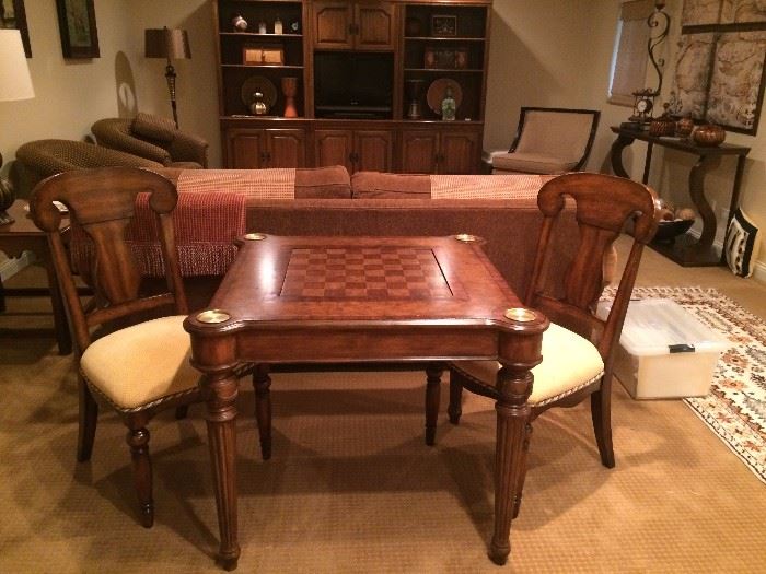 Game table with 2 chairs