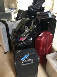 Tons of luggage, large & small