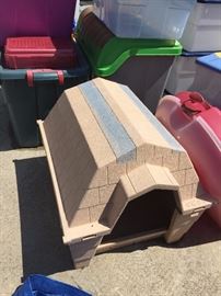 Small Dog House fits dogs up to about 45 pounds. Used in good condition. $20
