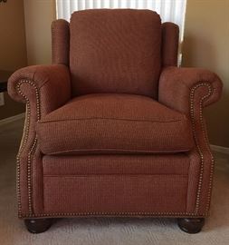 Kings Road Custom Upholstered Arm Chair 