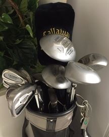 Golf Clubs, Golf Bag (Sold) 