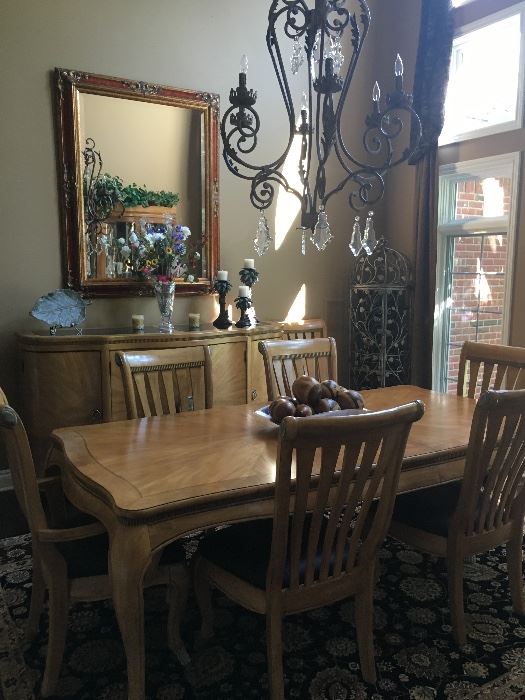 DINNING ROOM TABLE , CHINA CABINET, BUFFET