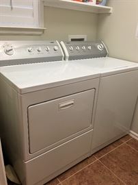 PAIR OF KENMORE WASHER AND DRYER
