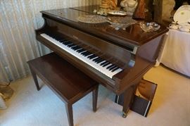 Baldwin baby grand piano circa 1952.  Very well maintained and fully checked out by a piano expert.