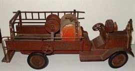 1920's KEYSTONE CHEMICAL PUMP ENGINE PACKARD TOY FIRETRUCK
