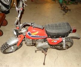 EARLY 1970'S HONDA Z50 MINI-BIKE TRAIL BIKE DIRT MOTORCYCLE