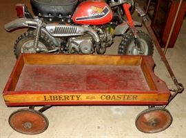 PRE RADIO FLYER LIBERTY COASTER CHILD'S WAGON