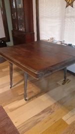 Oak Folding legs Table