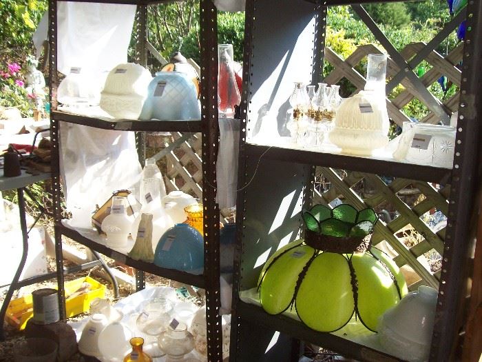 Lamp globes, all sizes and kinds