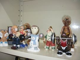 just a sample of the fun weight lifting related figurines