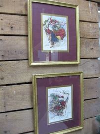 Xmas framed art