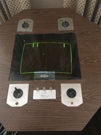 Vintage Coin Operated Meadows 4 Person Pong/Table Tennis Game - Works 