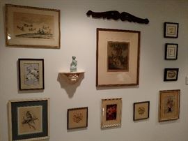 Collections of framed prints