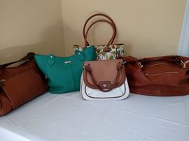 Cole Hahn, Calvin Klein, Pisoni, Tagelloni purses