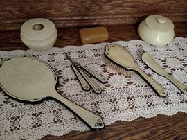 Celluloid dresser set