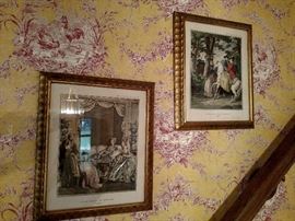 Pair of Victorian prints