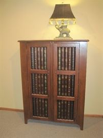 "Book" fronted cabinet.