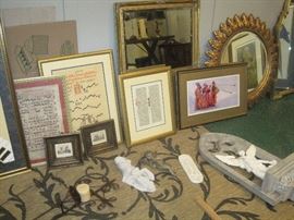 Art, mirrors and angels.