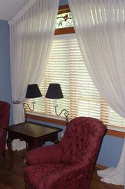 The drapes are for sale.