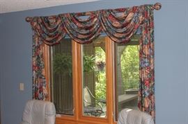 The drapes are for sale.